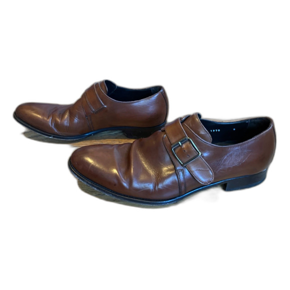 To Boot New York Brown Adam Derrick Oxford Leather Dress Shoes Mens Size 9 - Picture 6 of 8